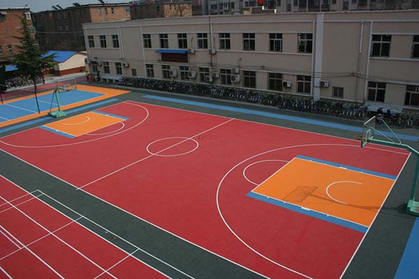 拼装地板篮球场
