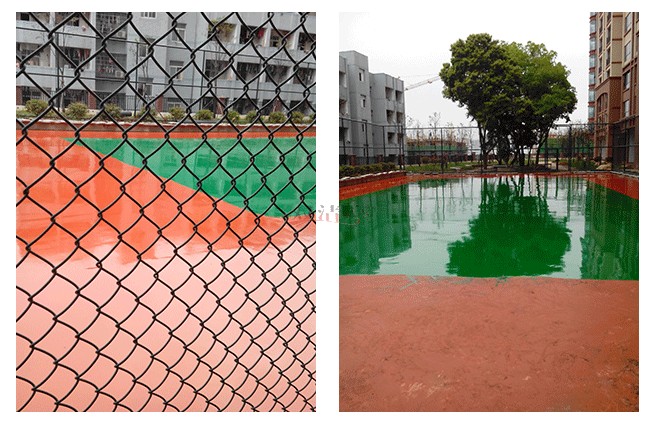 塑胶网球场及球场围网